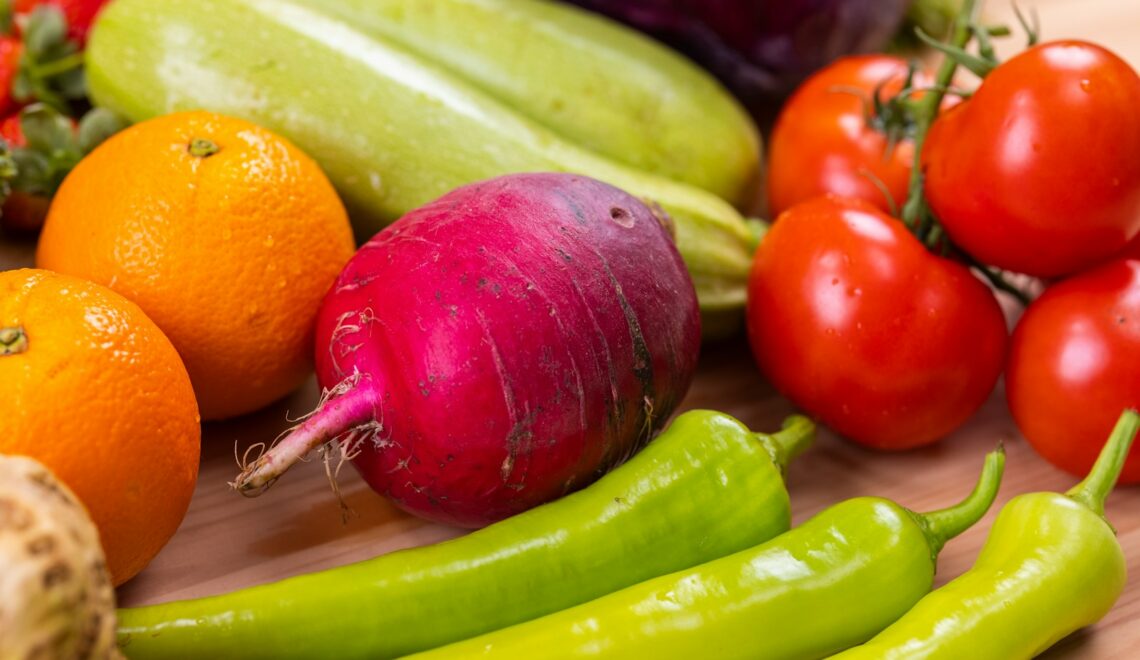 red and green chili peppers